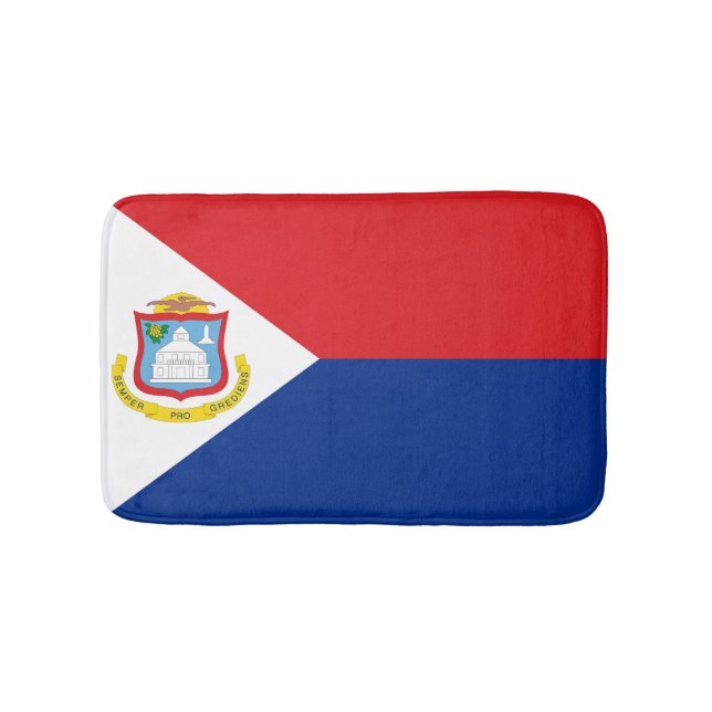 Sint Maarten flag Bath Mat (Front)