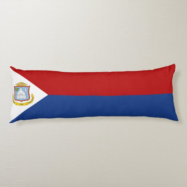 Sint Maarten Flag Body Cushion (Back)