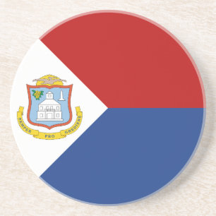 Sint Maarten Flag Coaster