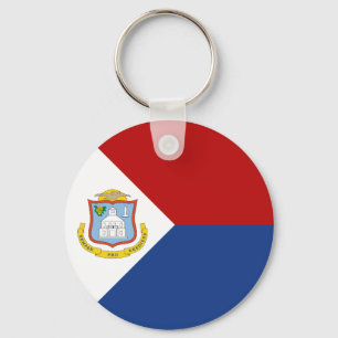 Sint Maarten Flag Key Ring
