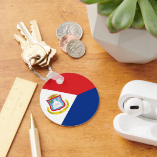 Sint Maarten flag Key Ring