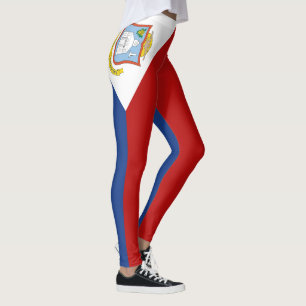 Sint Maarten Flag Leggings