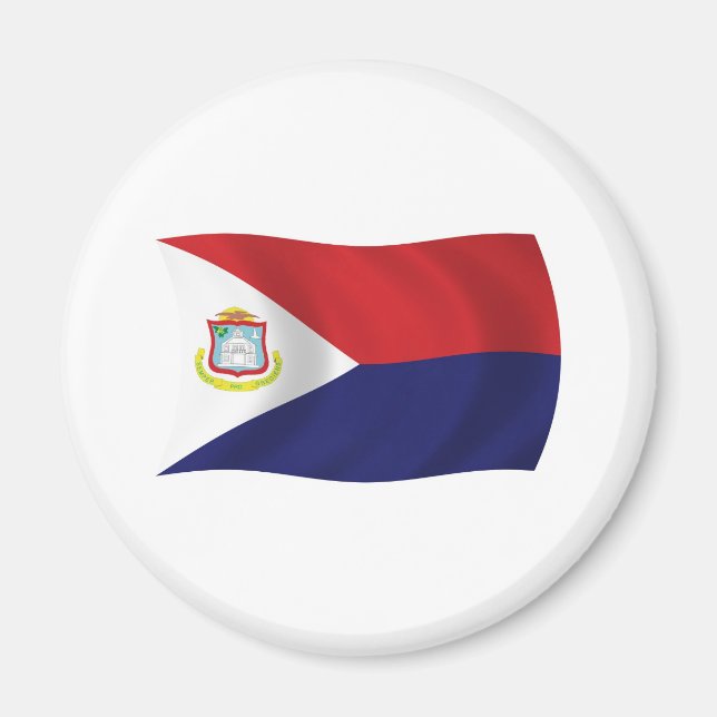 Sint Maarten Flag Magnet (Front)