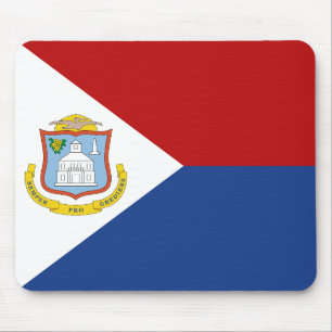 Sint Maarten Flag Mouse Mat