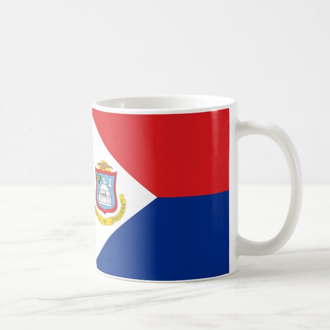  Sint Maarten Flag Mug: Celebrate Caribbean Pride Coffee Mug (Right)