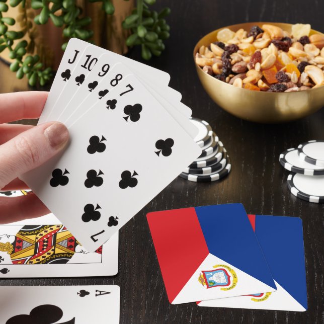 Sint Maarten flag Playing Cards (In Situ)