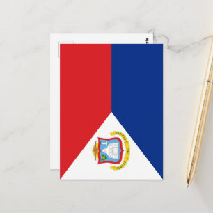 Sint Maarten flag Postcard