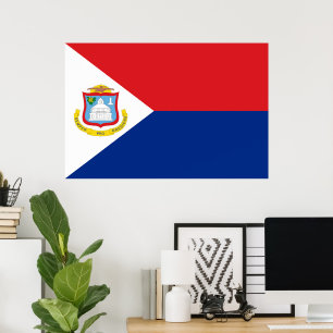 Sint Maarten flag Poster