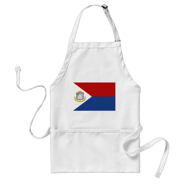 Sint Maarten Flag Standard Apron (Front)