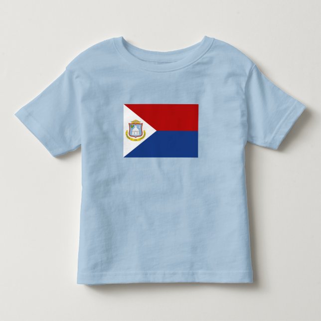 Sint Maarten Flag Toddler T-Shirt (Front)