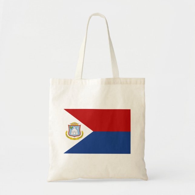 Sint Maarten Flag Tote Bag (Front)