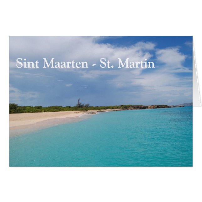 Sint Maarten - St. Martin Beach Scene (Front Horizontal)