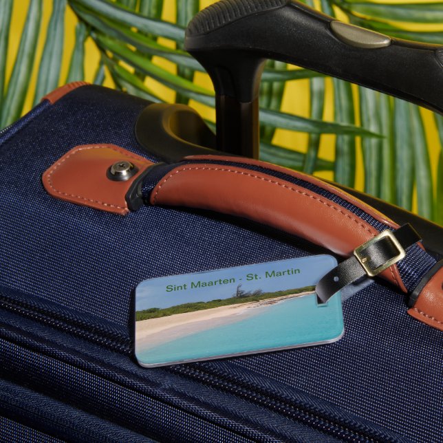 Sint Maarten - St Martin Luggage tag (Front Insitu 3)
