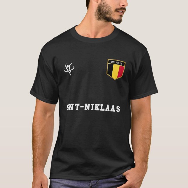 SINT NIKLAAS Belgium Vintage Sports T-Shirt (Front)