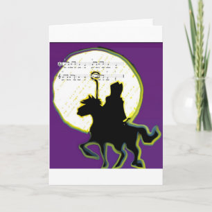 sinterklaas op paard card