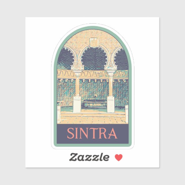 Sintra Moorish style illustration Portugal (Sheet)