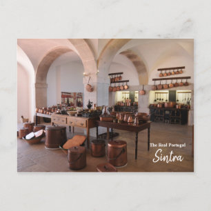 Sintra Palace Copper Pot Kitchen Postcard