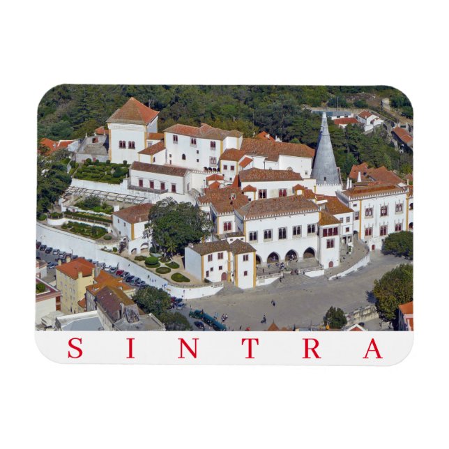 Sintra panoramic view fridge magnet (Horizontal)