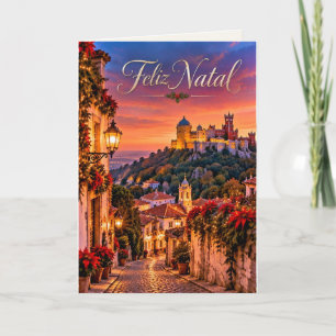 Sintra Portugal Feliz Natal Christmas Holiday Card