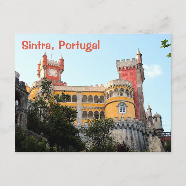 Sintra, Portugal: Pena Palace, near Lisbon Postcard (Front)