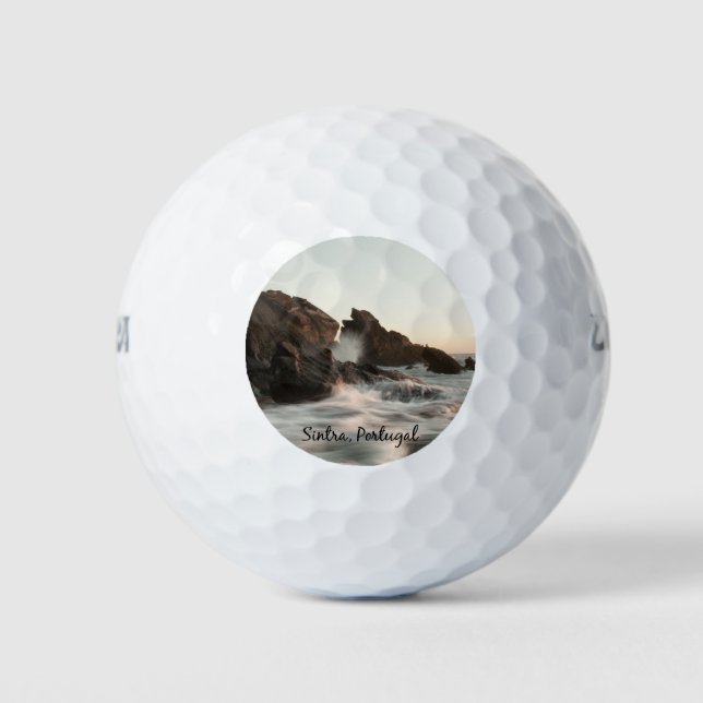 Sintra, Portugal scenic photograph Golf Balls (Front)