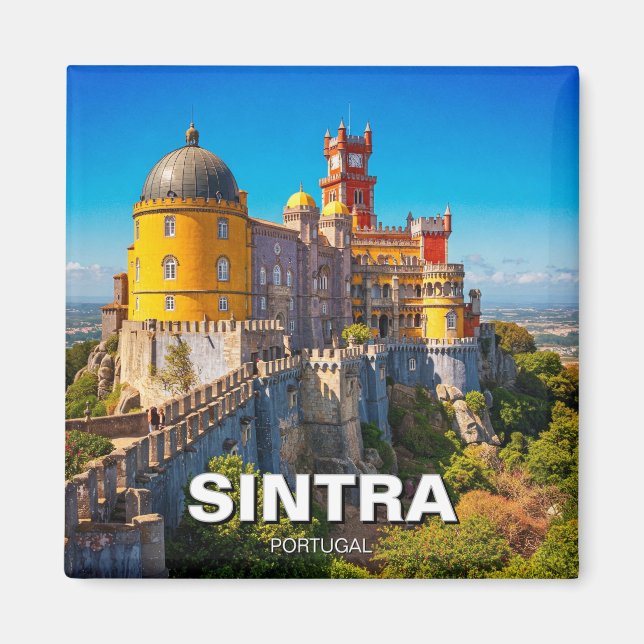 Sintra Portugal Travel Magnet (Front)