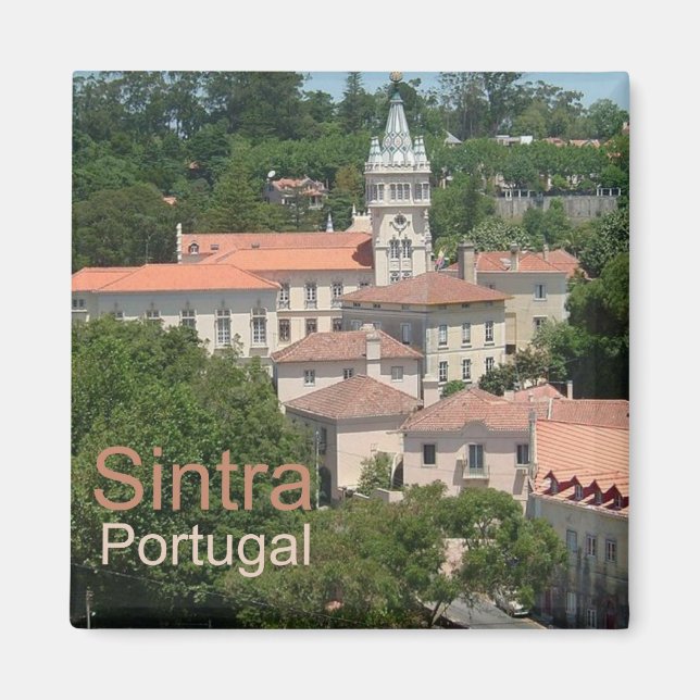 Sintra Portugal Travel Photo Souvenir Magnet (Front)
