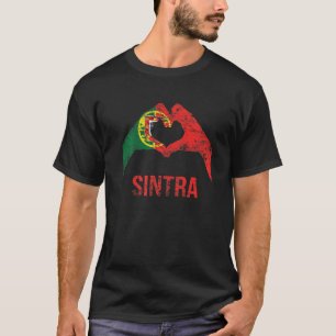 Sintra Portuguese City Love Vintage Portugal Flag T-Shirt