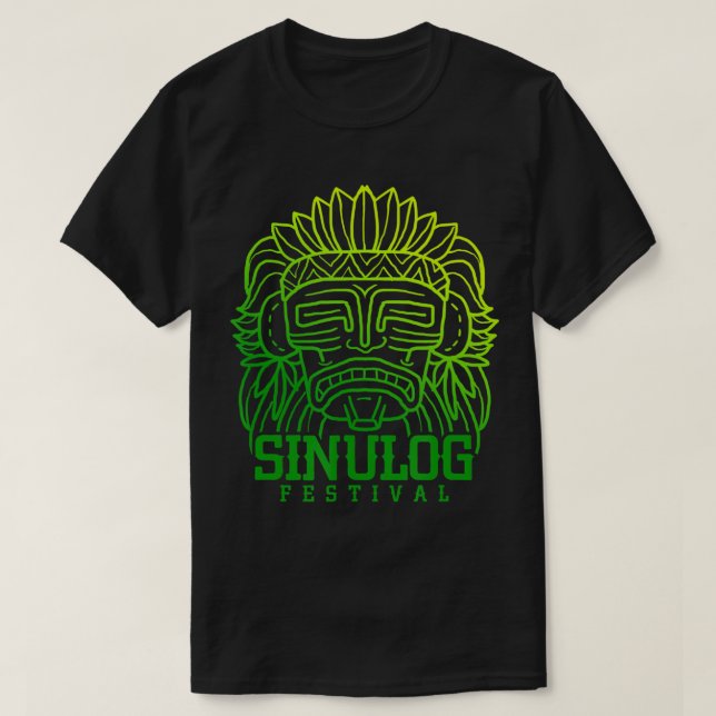 Sinulog Festival Cebu City Filipino Viva Pit Senio T-Shirt (Design Front)