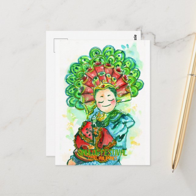 Sinulog Festival- DNM Postcards (Front/Back In Situ)