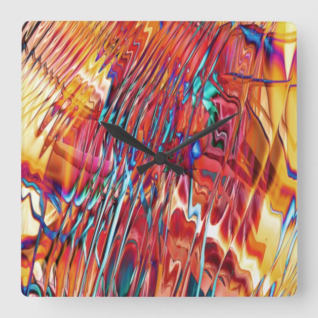 Sinuous 6 Wall Clock (Front)