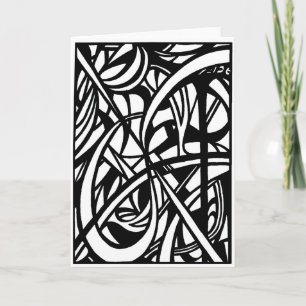 Sinuous Greeting Card