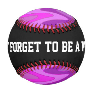 Sinus Waves pattern - pink violet + your ideas Baseball