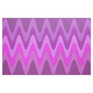 Sinus Waves pink + your ideas Fabric
