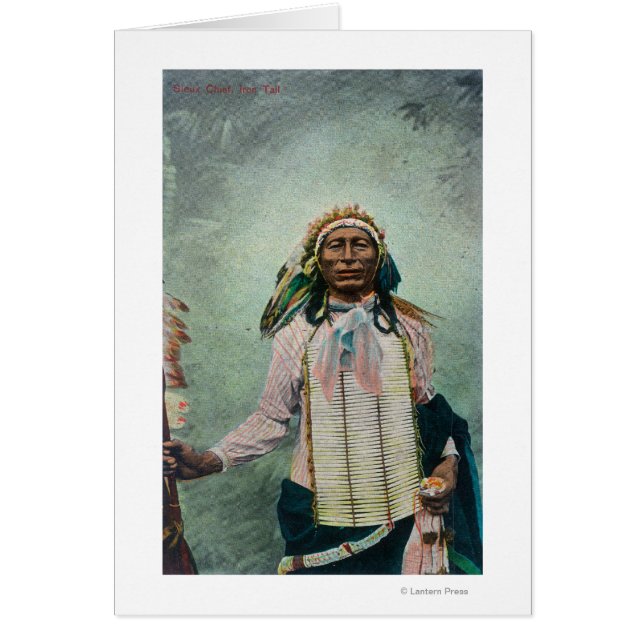 Sioux Chief Iron Tail Portrait (Front)