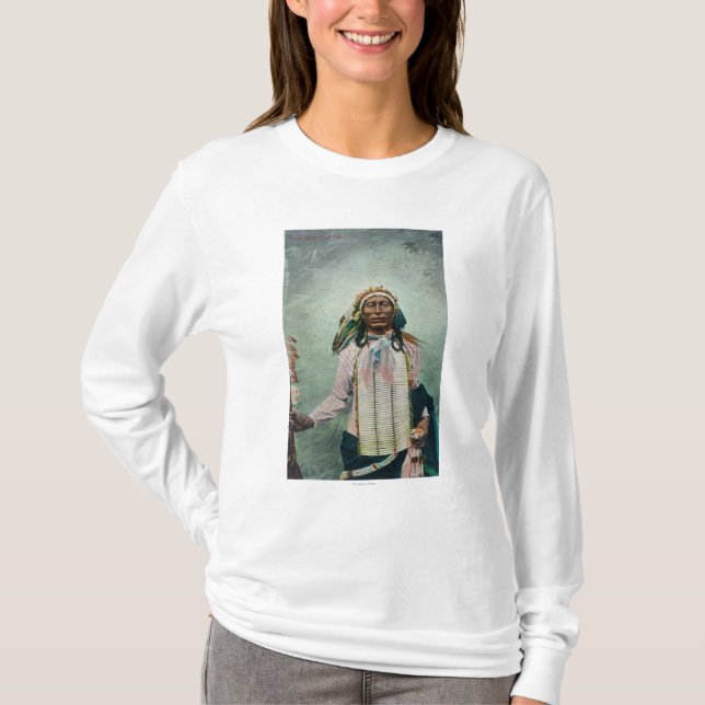Sioux Chief Iron Tail Portrait T-Shirt (Front)
