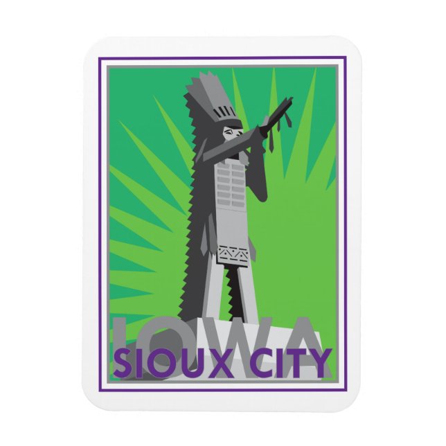 Sioux City, IA Magnet (Vertical)