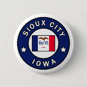 Sioux City Iowa 6 Cm Round Badge