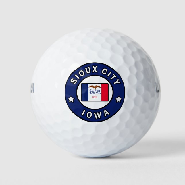 Sioux City Iowa Golf Balls (Front)