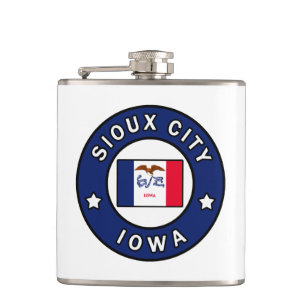 Sioux City Iowa Hip Flask