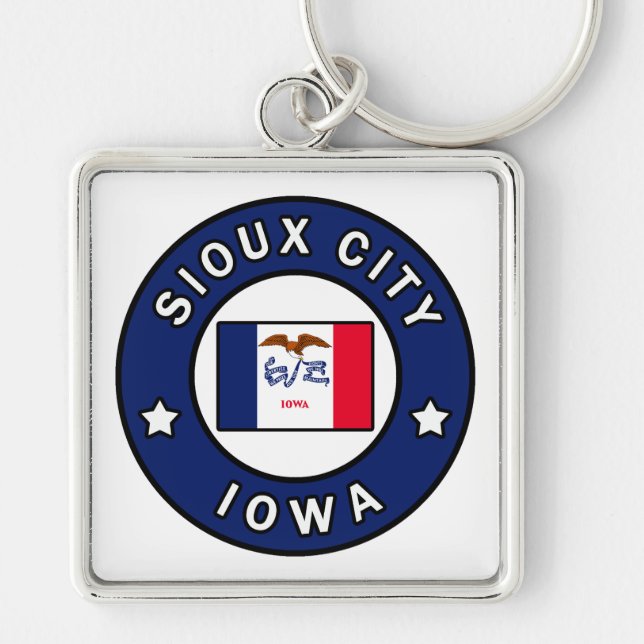Sioux City Iowa Key Ring (Front)