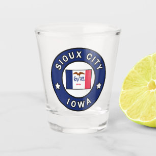 Sioux City Iowa Shot Glass