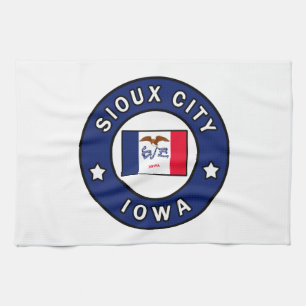 Sioux City Iowa Tea Towel