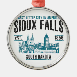 Sioux Falls Metal Tree Decoration