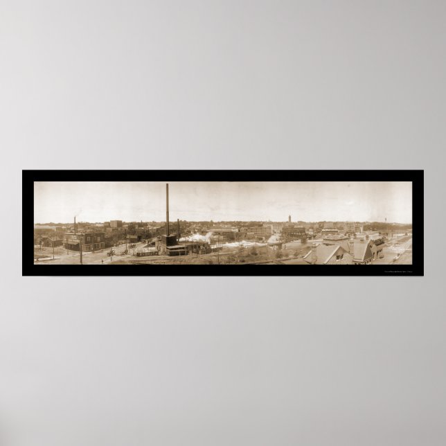 Sioux Falls SD Centre Photo 1908 Poster (Front)