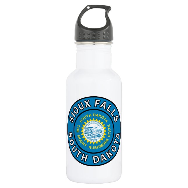 Sioux Falls South Dakota 532 Ml Water Bottle (Front)