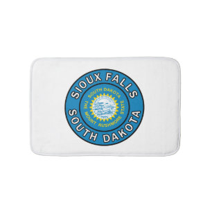 Sioux Falls South Dakota Bath Mat