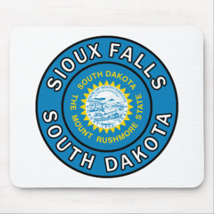 Sioux Falls South Dakota Mouse Mat