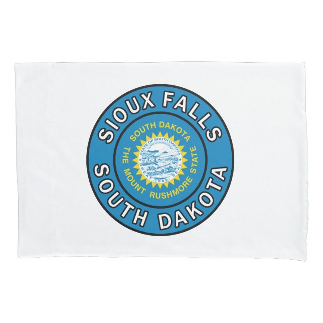 Sioux Falls South Dakota Pillowcase (Front)