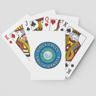 Sioux Falls South Dakota Playing Cards